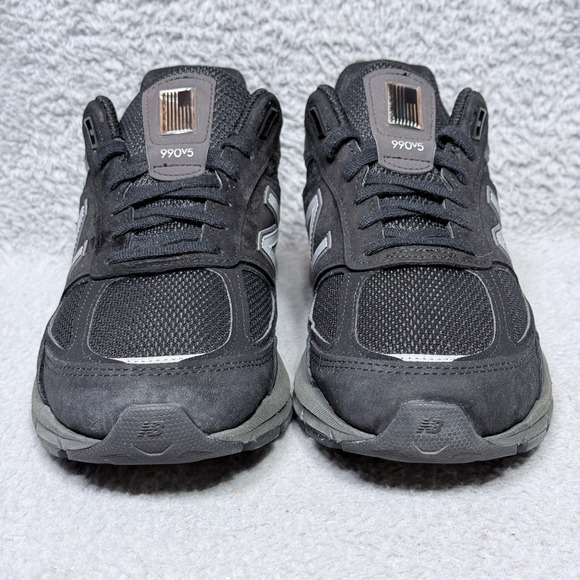 New Balance 990V5 Womens Size 10.5 Running Shoes Sneakers Black Suede USA - Picture 2 of 9